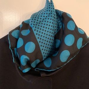 Italian silk scarf, 18”square